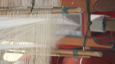 Hand Weaving of Cotton Fabrics in Thailand