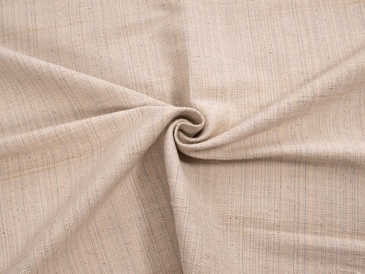 handwoven cotton fabric dyed with beige bark dye